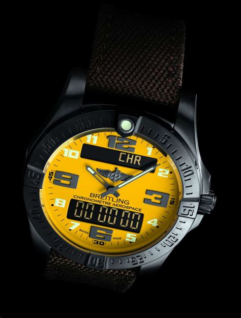 breitling aerospace evo night mission yellow|Breitling aerospace evo f 16.